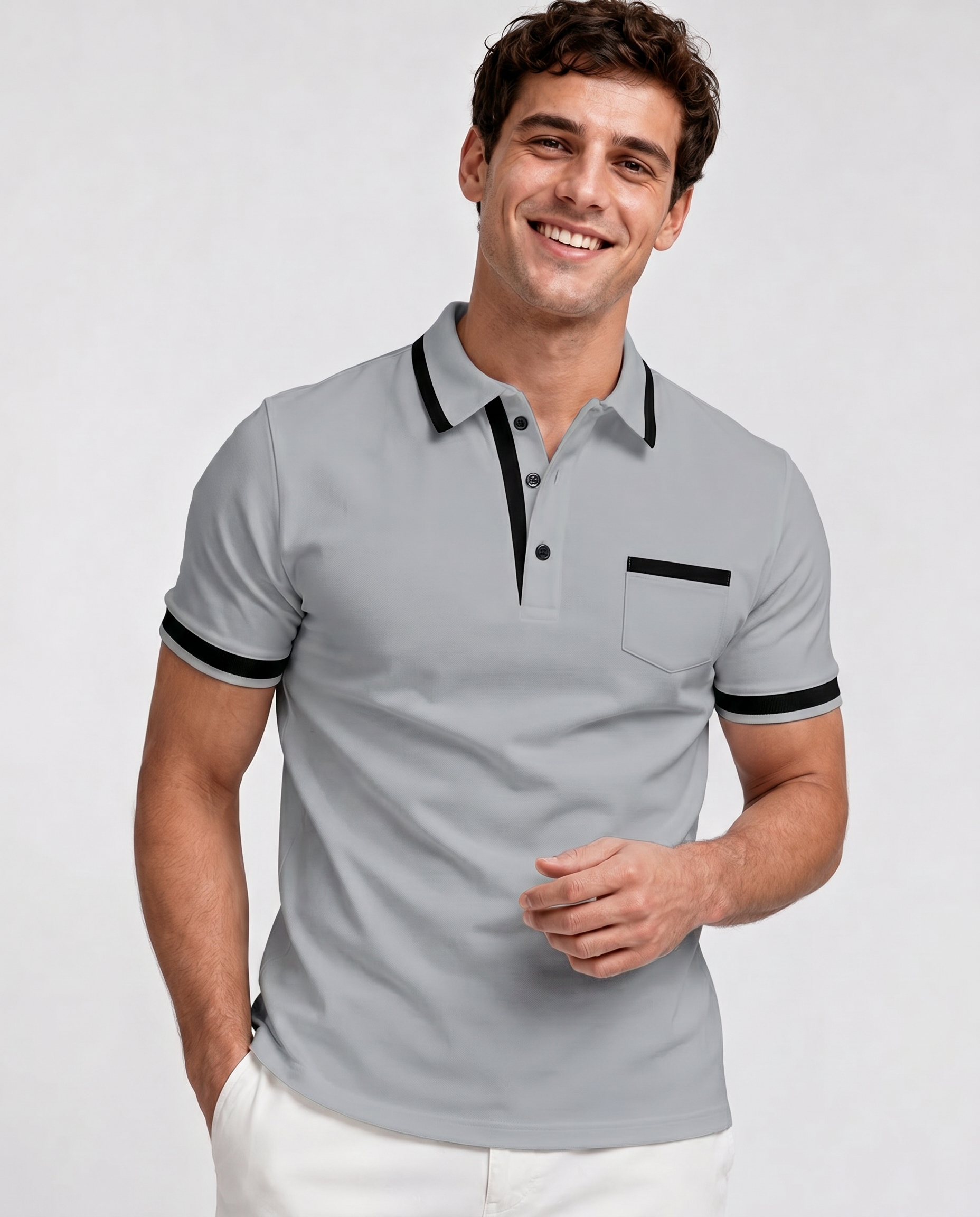 Polo Homme – Coupe Classique, Style Polyvalent, Pour le Quotidien et les Loisirs
