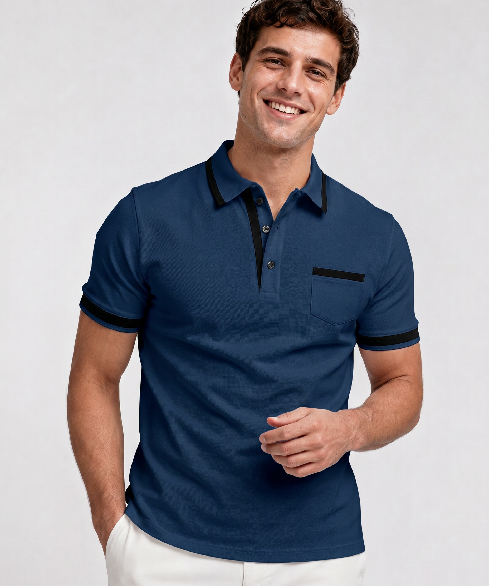Polo Homme – Coupe Classique, Style Polyvalent, Pour le Quotidien et les Loisirs