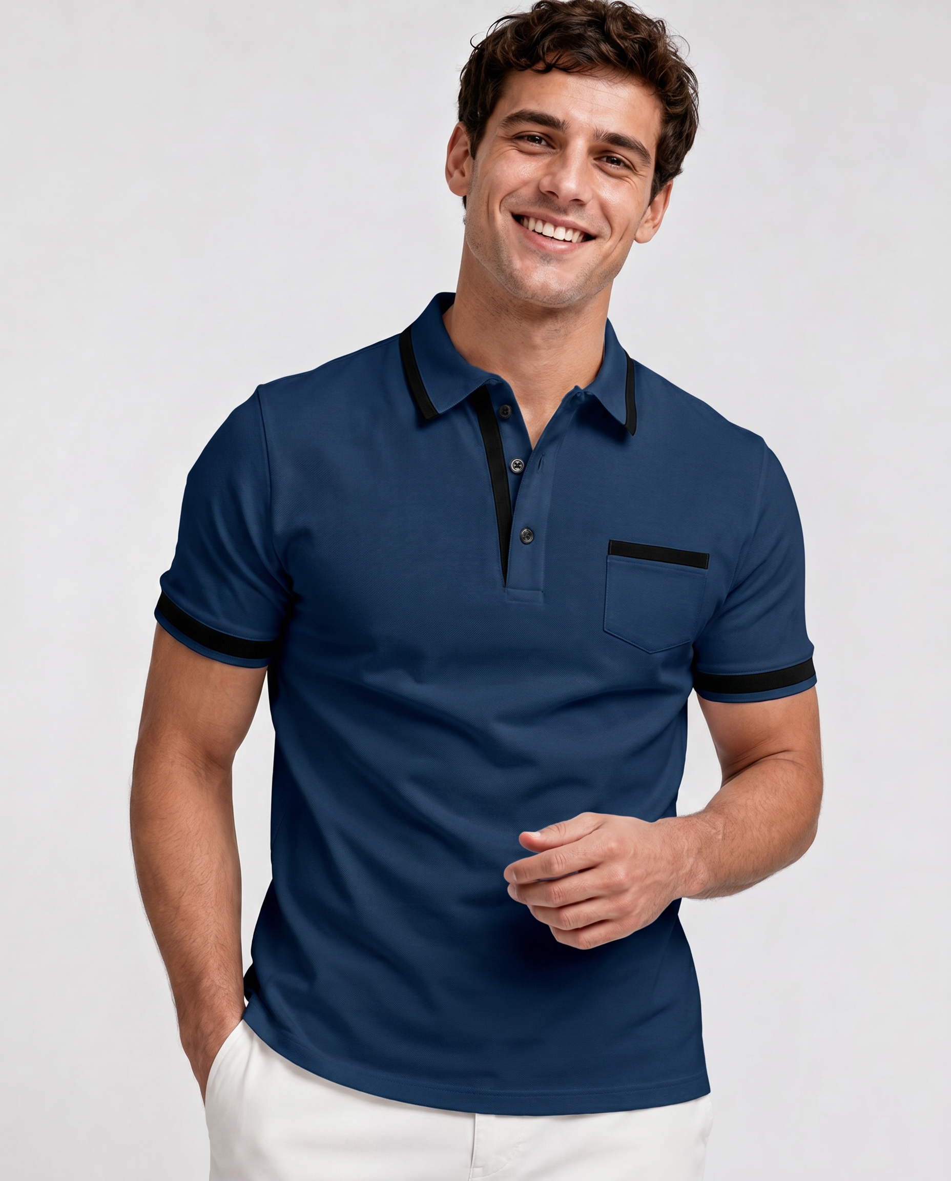 Polo Homme – Coupe Classique, Style Polyvalent, Pour le Quotidien et les Loisirs