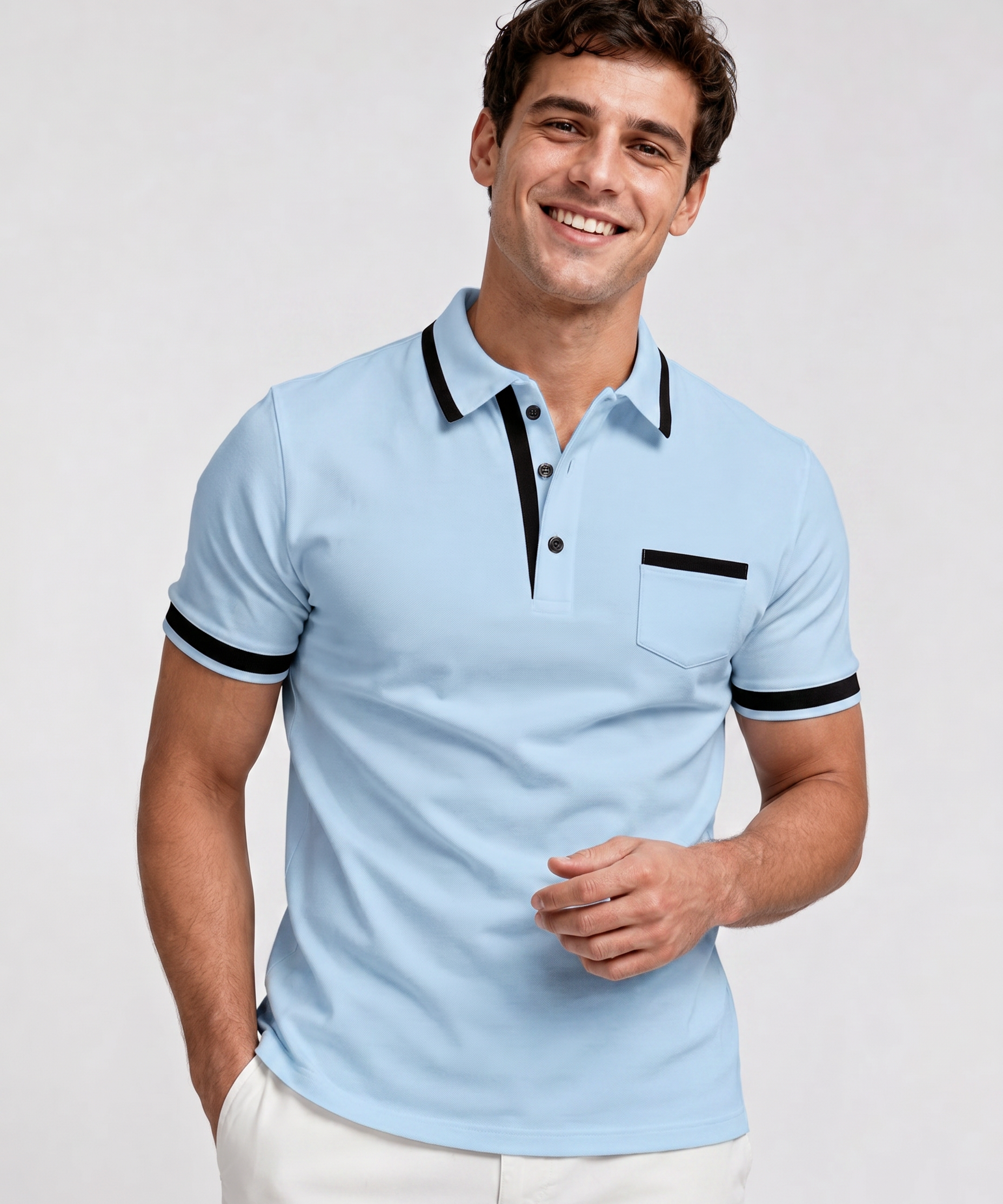 Polo Homme – Coupe Classique, Style Polyvalent, Pour le Quotidien et les Loisirs