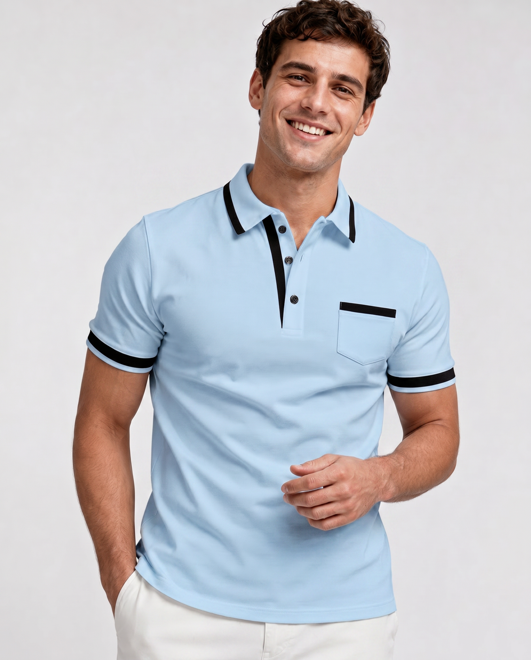 Polo Homme – Coupe Classique, Style Polyvalent, Pour le Quotidien et les Loisirs