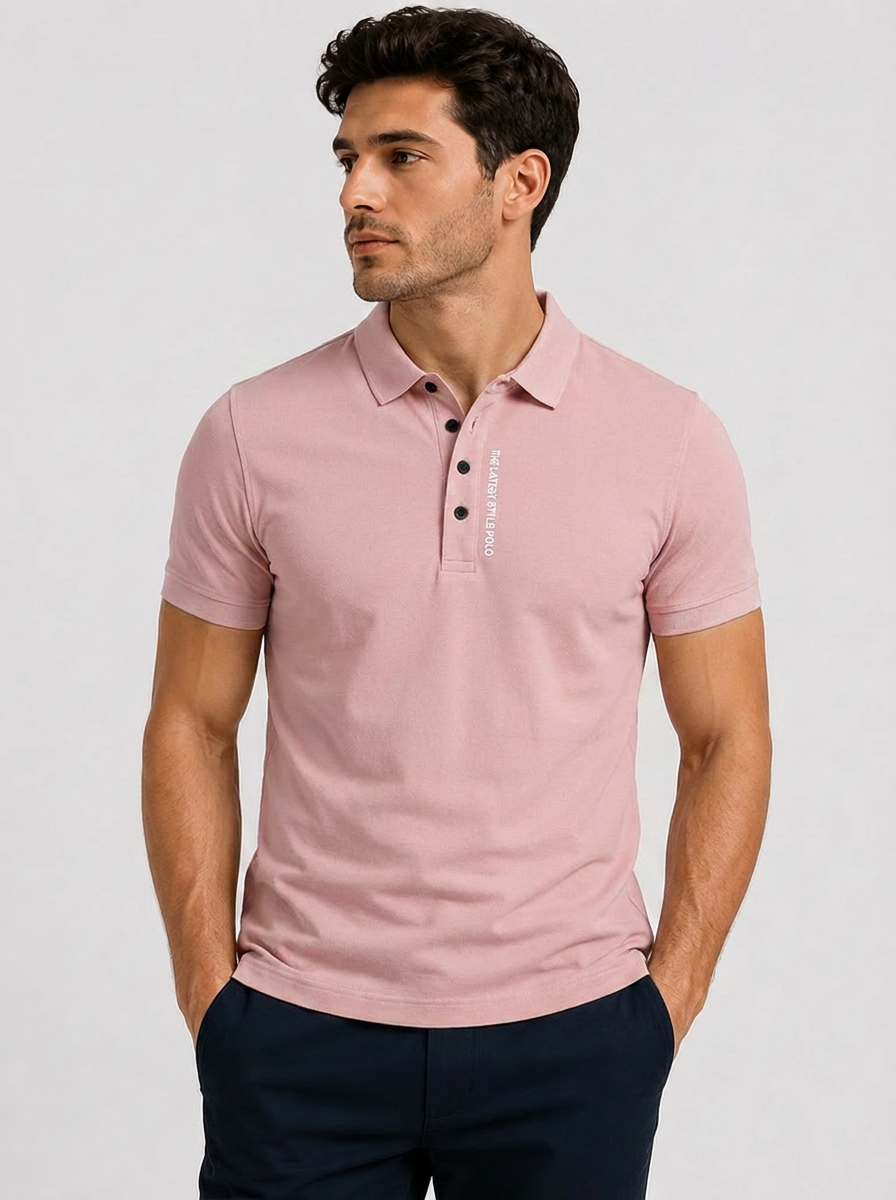 Polo Homme Sans Repassage – Tissu Anti-Plis Coupe Moderne Pour le Quotidien