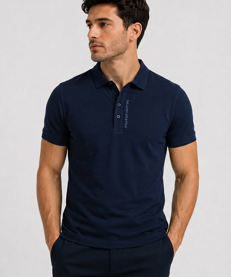 Polo Homme Sans Repassage – Tissu Anti-Plis Coupe Moderne Pour le Quotidien