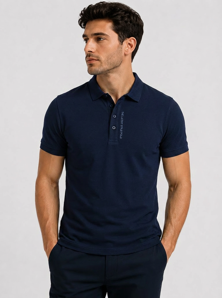 Polo Homme Sans Repassage – Tissu Anti-Plis Coupe Moderne Pour le Quotidien