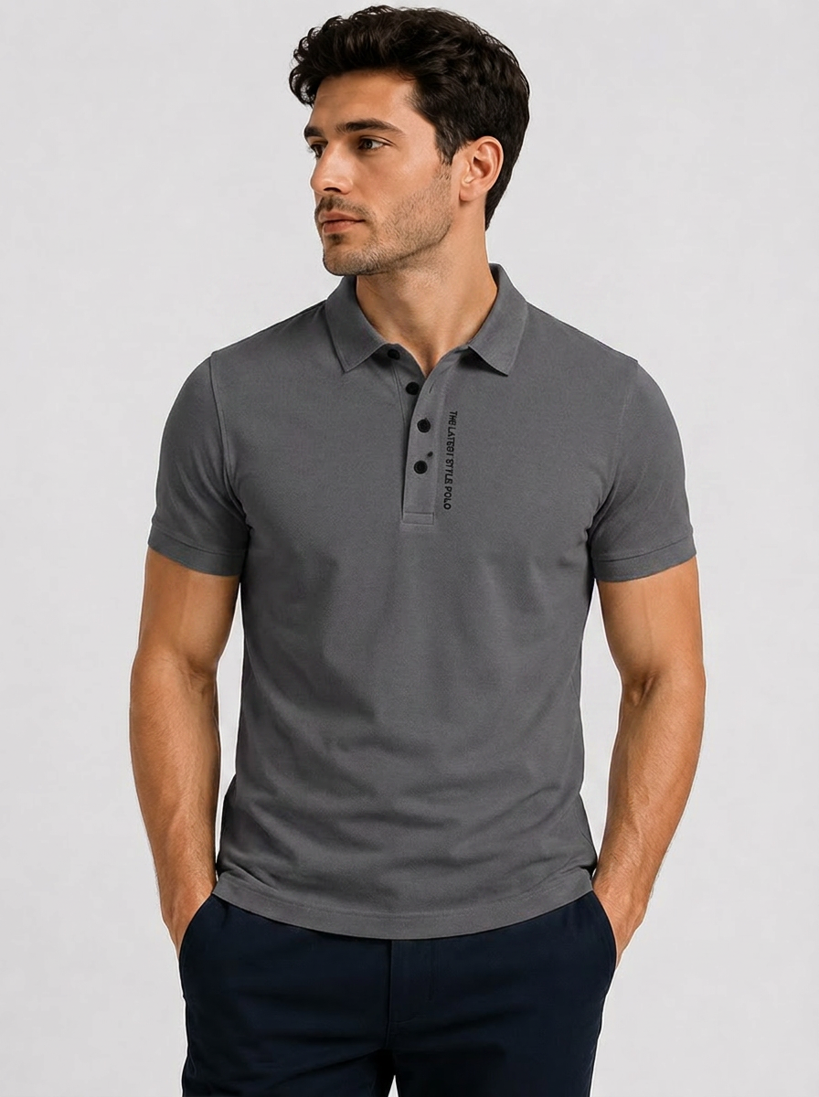 Polo Homme Sans Repassage – Tissu Anti-Plis Coupe Moderne Pour le Quotidien