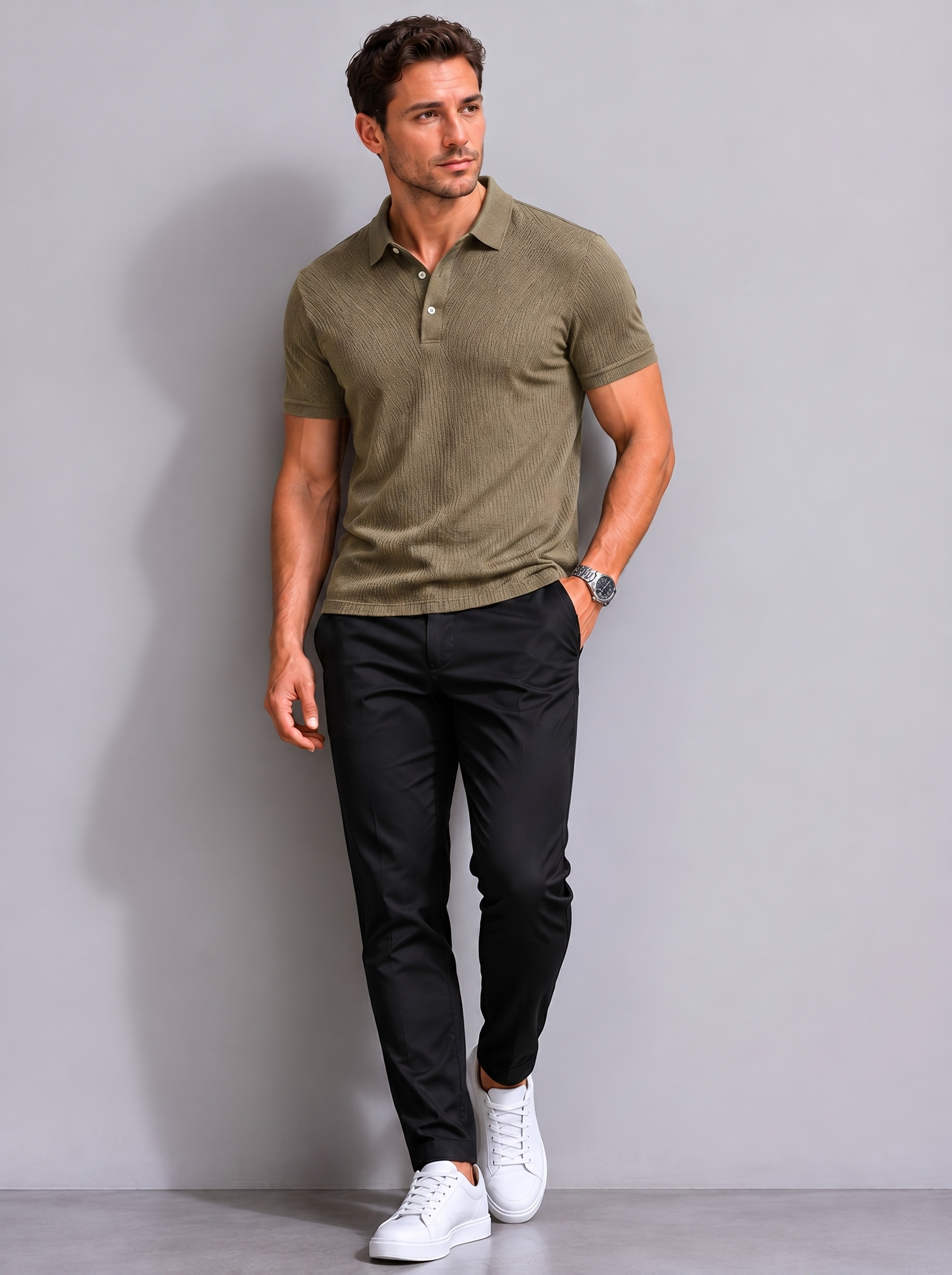 Polo Respirant Homme – Tissu respirant, coupe confortable, pour le quotidien