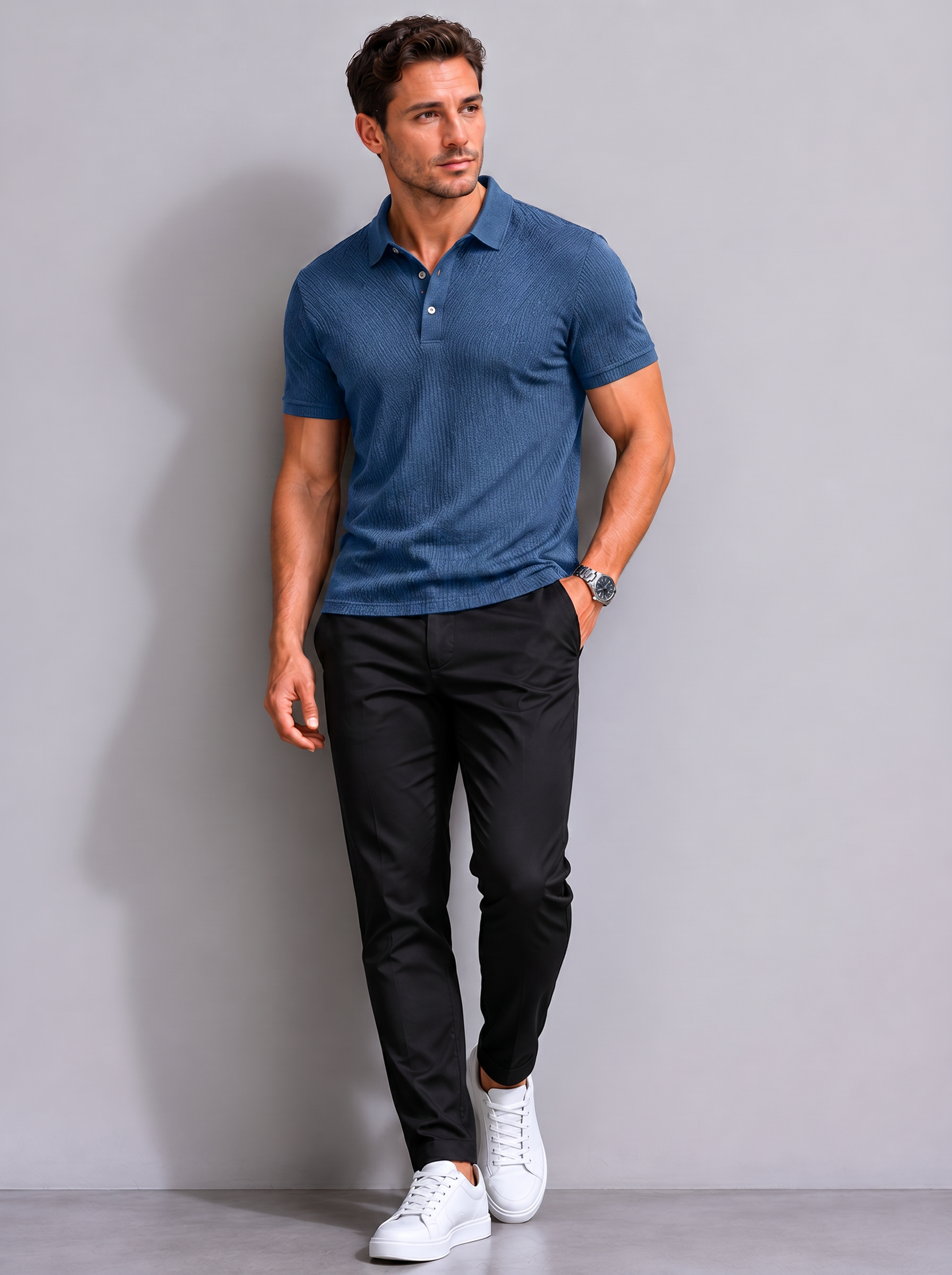 Polo Respirant Homme – Tissu respirant, coupe confortable, pour le quotidien