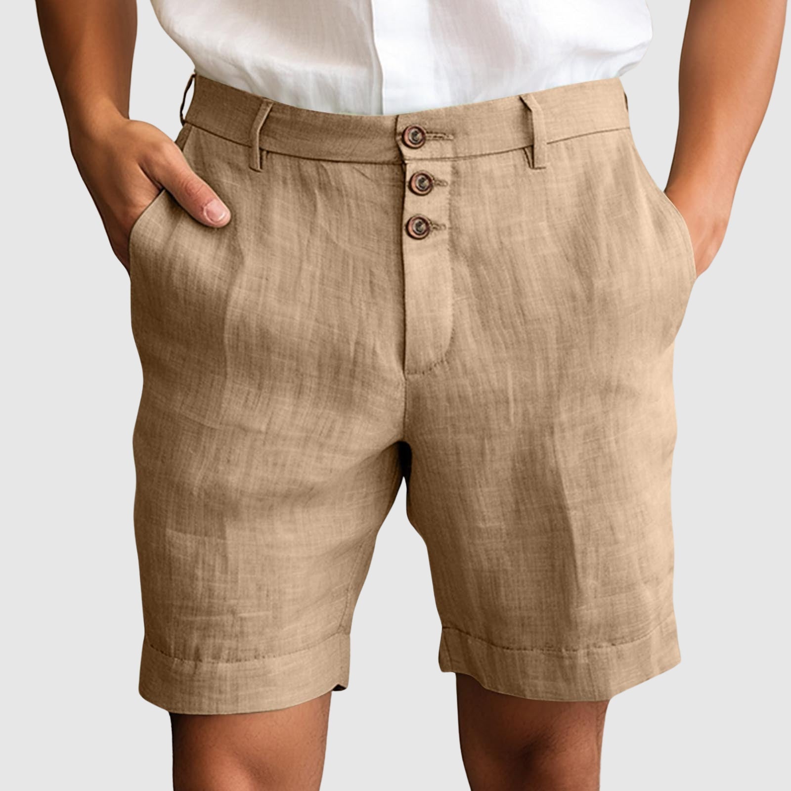 Shorts Raffinés – Élégance Méditerranéenne