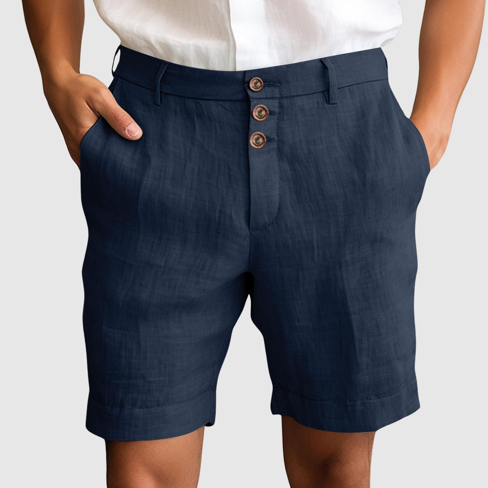 Shorts Raffinés – Élégance Méditerranéenne