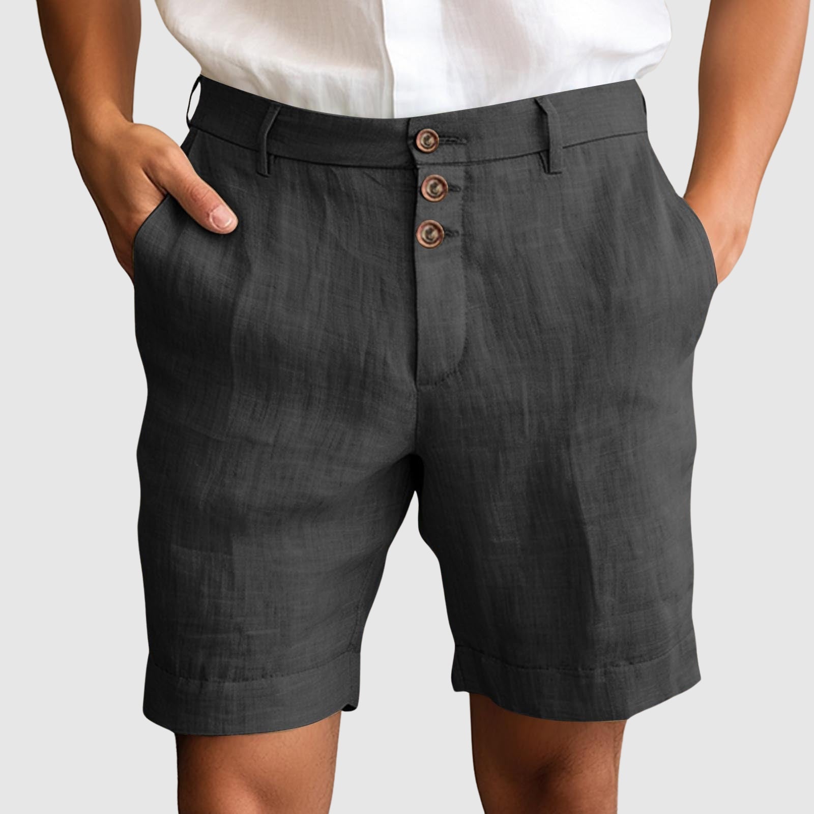 Shorts Raffinés – Élégance Méditerranéenne