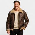 Veste Homme en Laine d’Agneau avec Doublure Polaire – Confort Élégant Quotidien