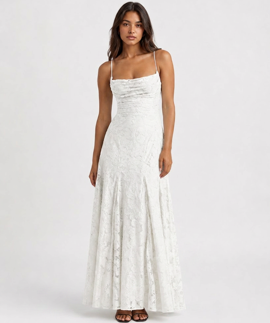 Robe Maxi Sans Manches à Imprimé Fleuri – Coupe fluide, imprimé floral, pour vacances