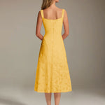 Robe Longue en Dentelle Col Carré Img 51