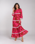 Robe Maxi – Encolure ronde, coupe ample, sans manches, pour les vacances d'été
