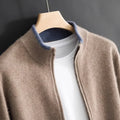 Veste en cachemire à fermeture éclair Riku