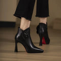 Clarice Boucle Ankle Boots
