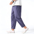 Pantalon Croppé en Coton