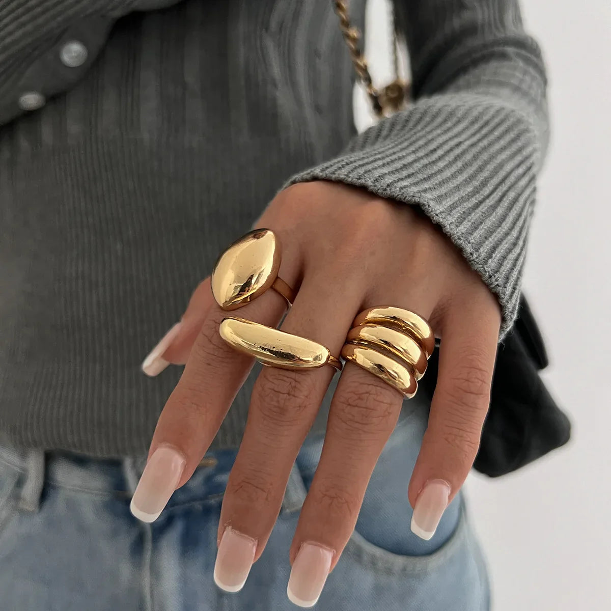 Ensemble de Bagues & Lot Bijoux Tendance