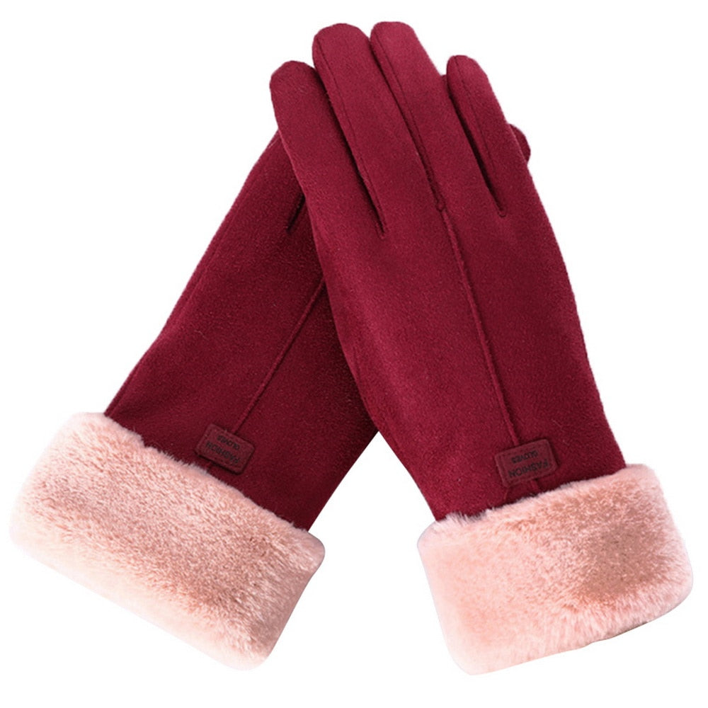 Gants Furry Gants chauds et doux pour l’hiver