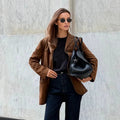 Veste en Suède pour Femme