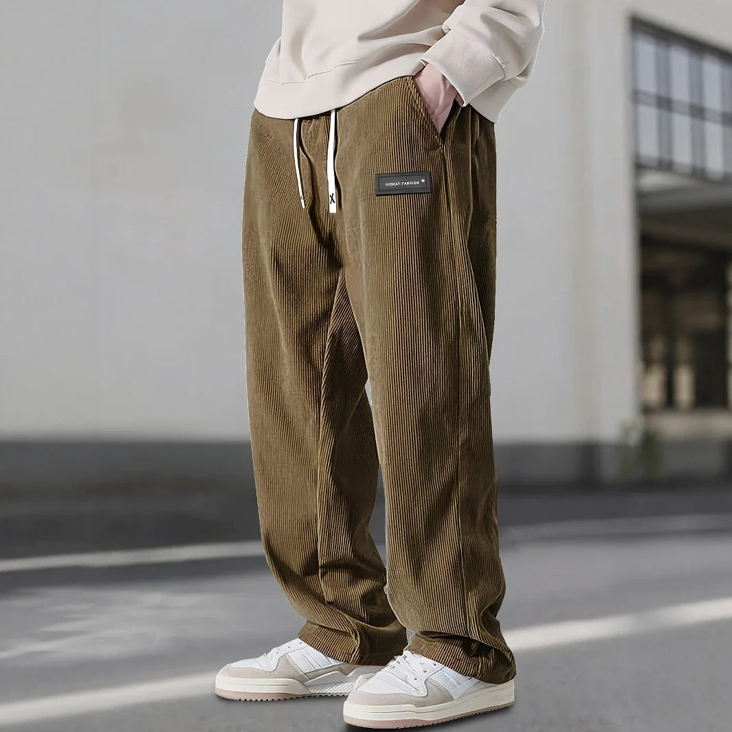 Pantalon Jogging Velours Côtelé Homme