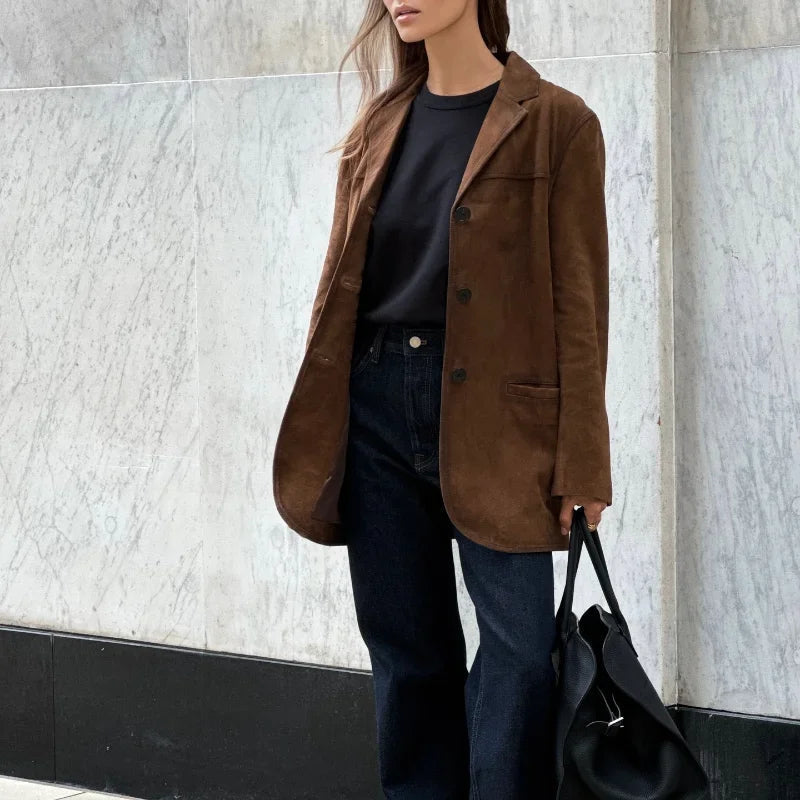 Veste en Suède pour Femme