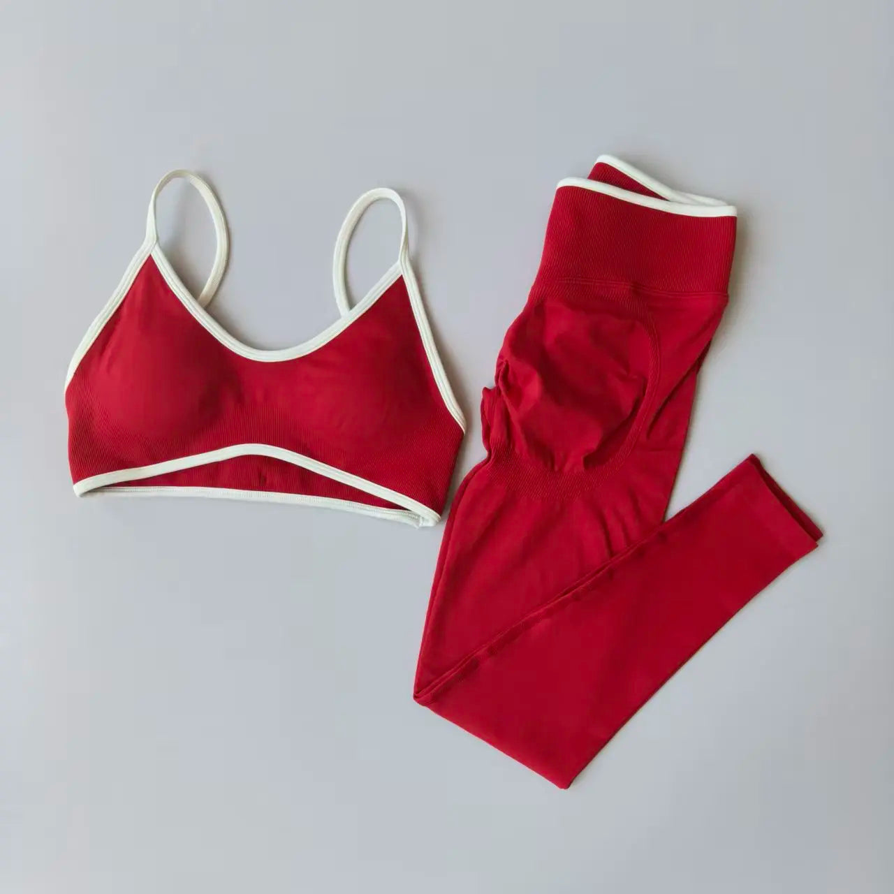 Ensemble Sport Sans Couture - Legging Taille Haute Sculptant