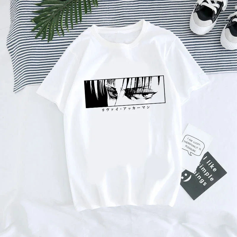 T-shirt Attack on Titan style Harajuku