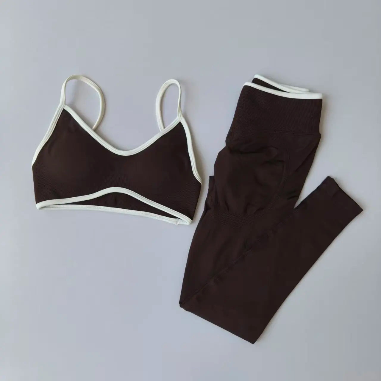 Ensemble Sport Sans Couture - Legging Taille Haute Sculptant