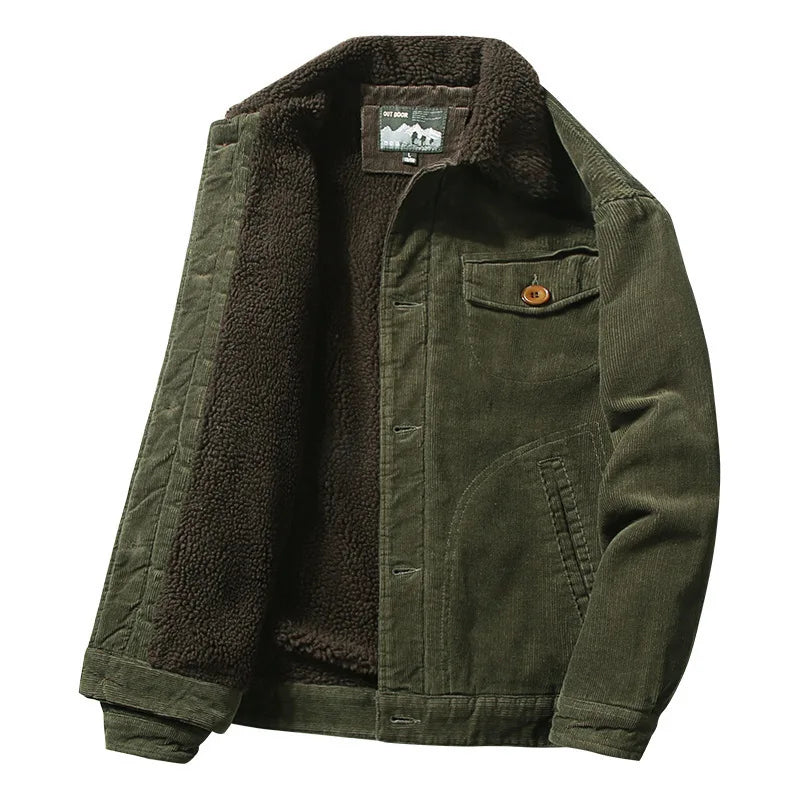 Veste Homme Doublée Sherpa & Chaude Hiver
