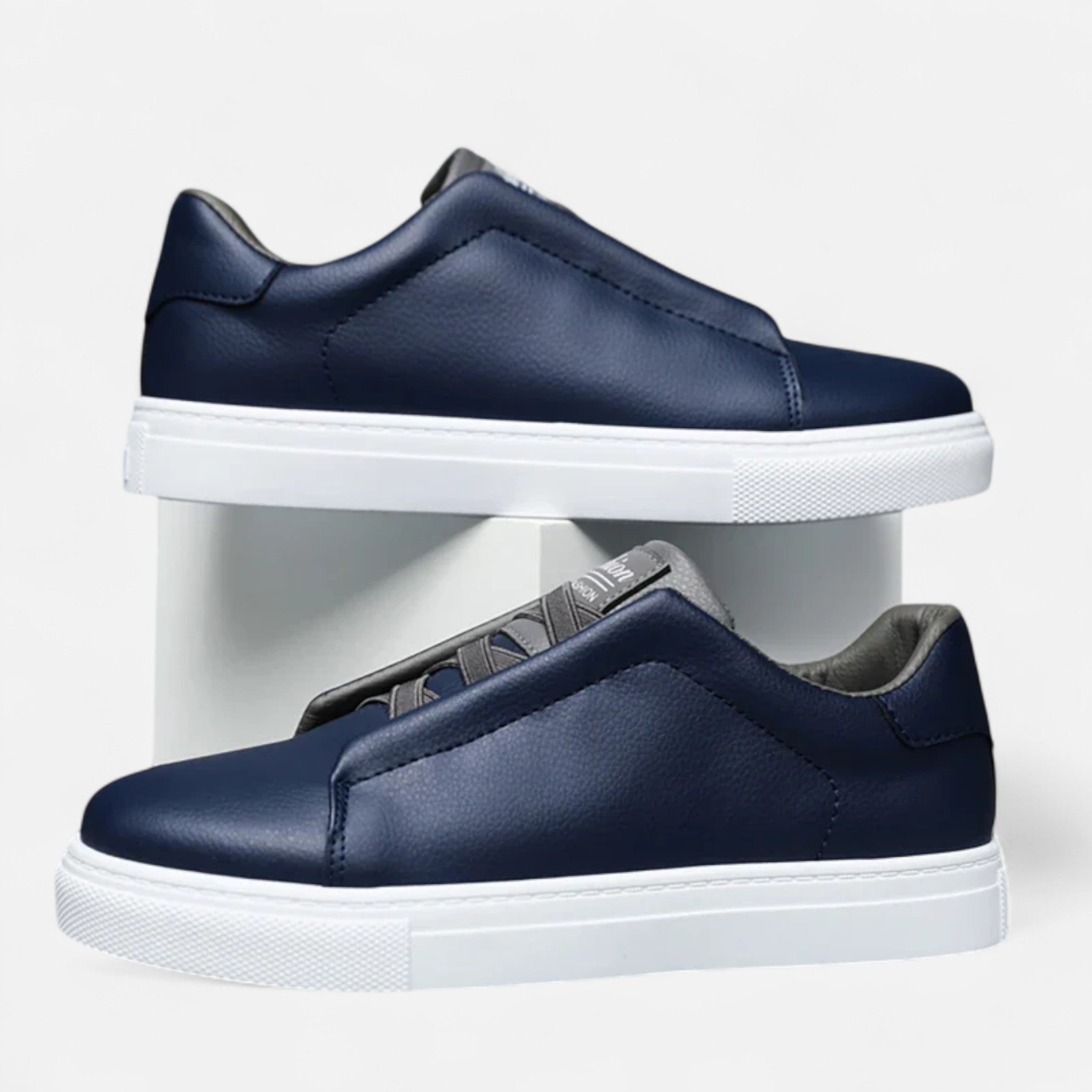 Sneakers slip-on cuir