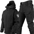 Ensemble Homme Polyvalente Coupe-Vent avec Doublure Polaire et Zip