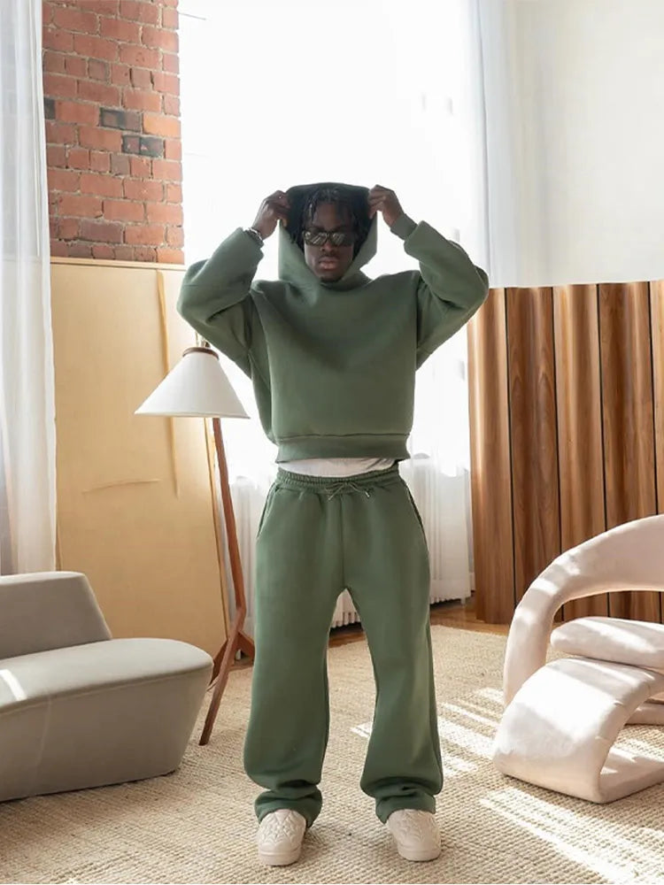 Ensemble Décontracté Homme avec Sweat à Capuche & Pantalon