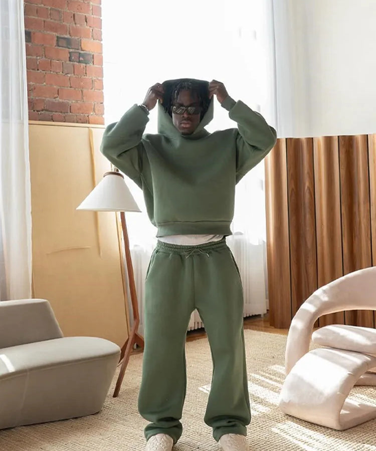 Ensemble Décontracté Homme avec Sweat à Capuche & Pantalon