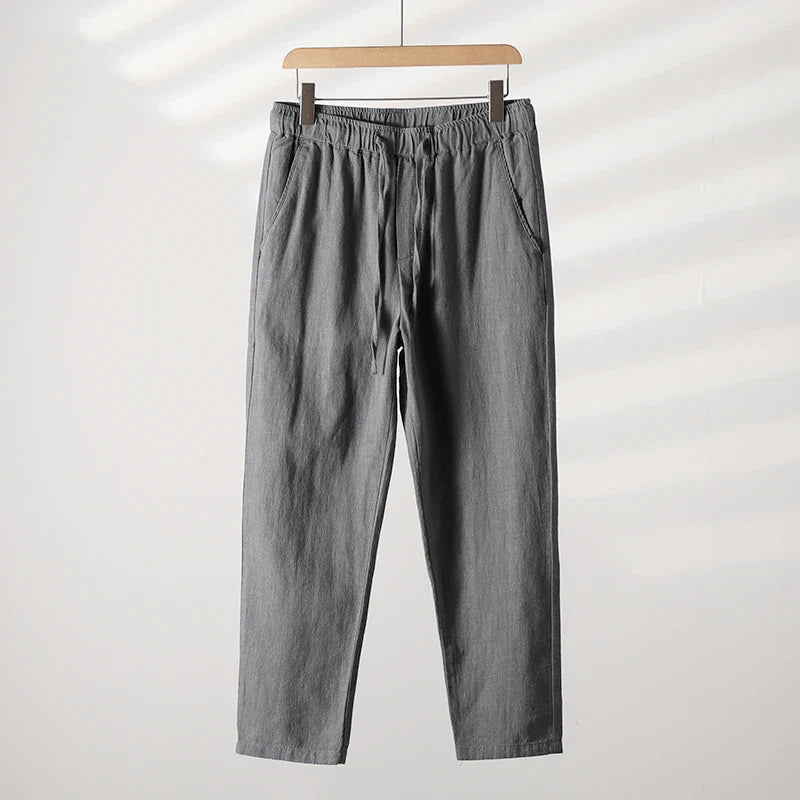 Pantalon Homme en Lin Léger et Respirant