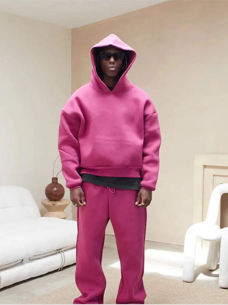 Ensemble Décontracté Homme avec Sweat à Capuche & Pantalon
