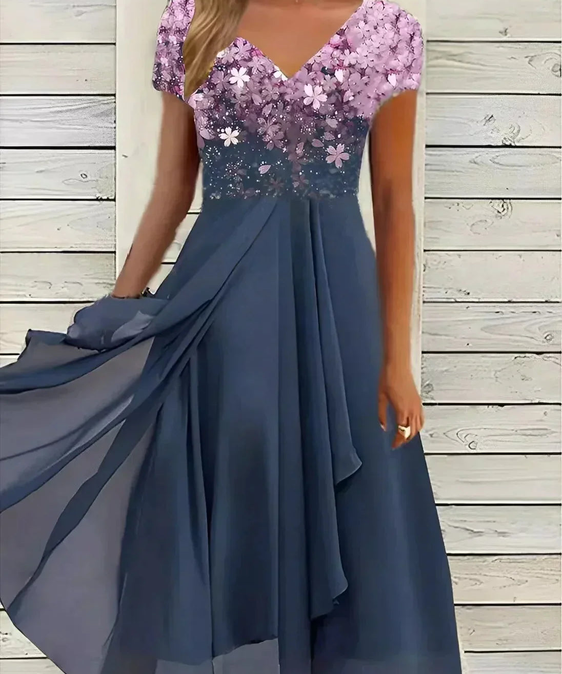 Robe de soirée maxi à paillettes pour femme, idéale pour mariages et cérémonies