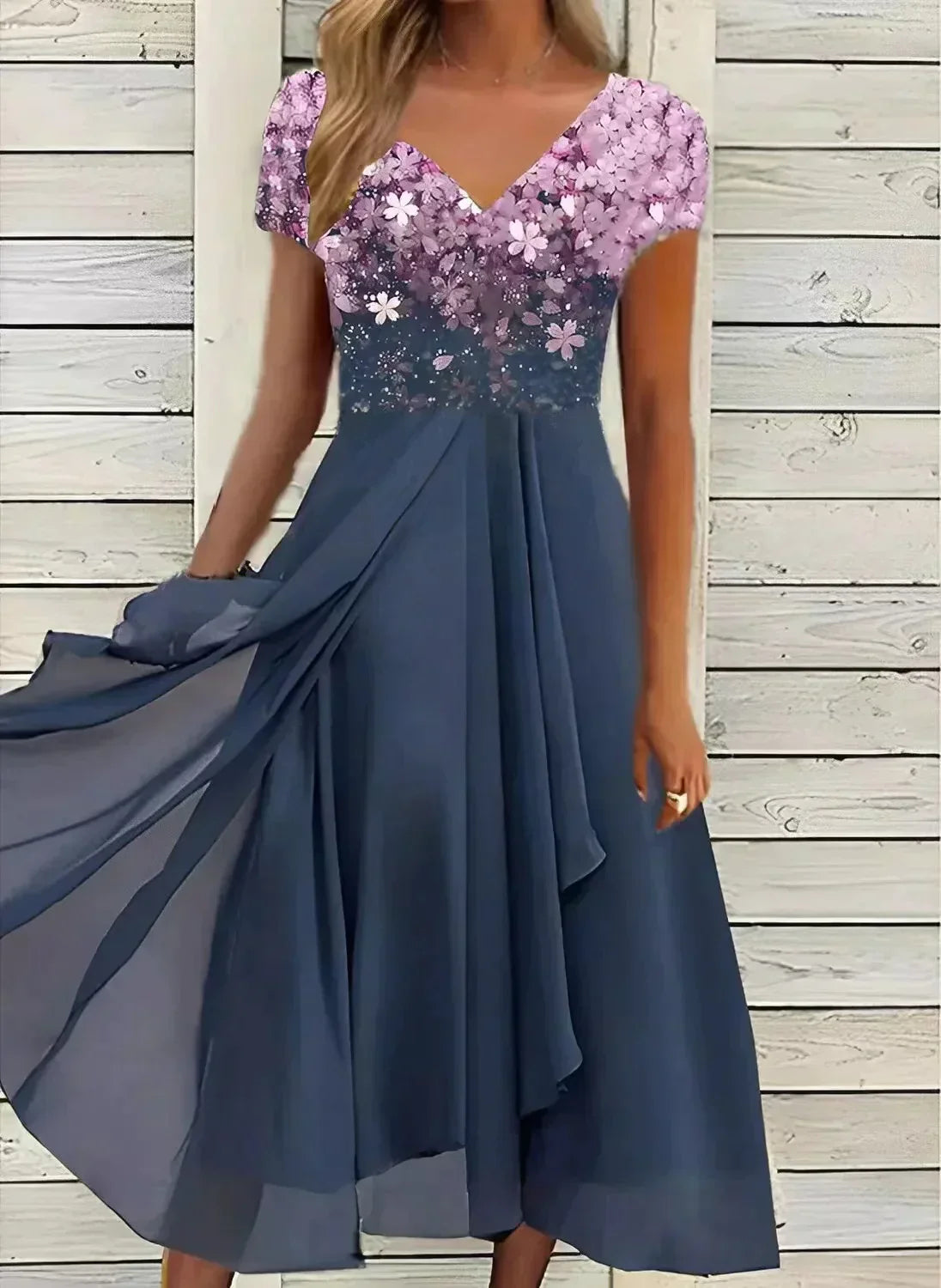 Robe de soirée maxi à paillettes pour femme, idéale pour mariages et cérémonies