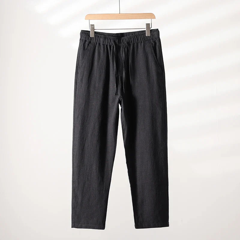 Pantalon Homme en Lin Léger et Respirant