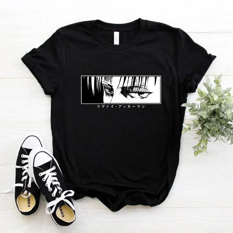 T-shirt Attack on Titan style Harajuku