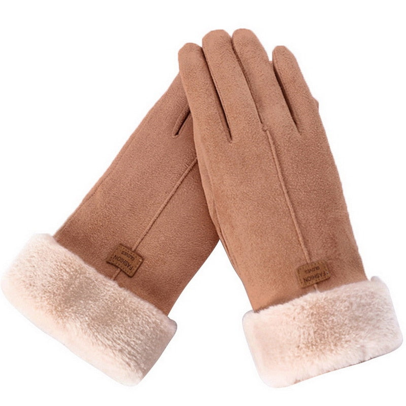Gants Furry Gants chauds et doux pour l’hiver