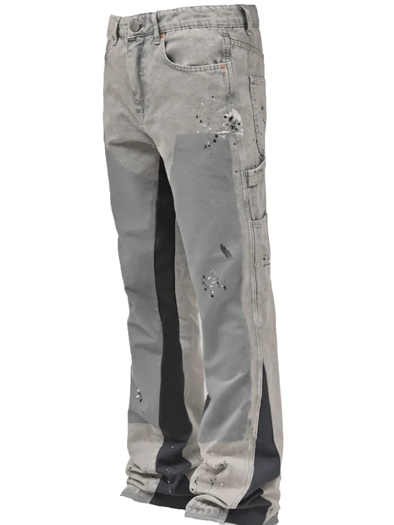 Jeans à Pattes d'Éléphant Homme