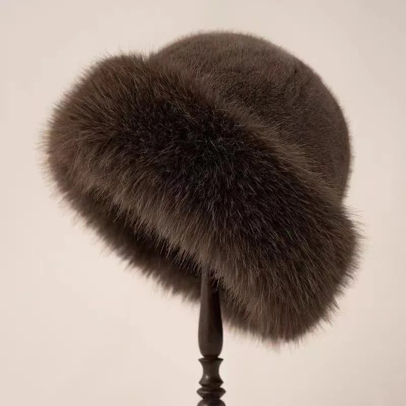 Chapeau en Fourrure Synthétique – Luxe & Style Italien