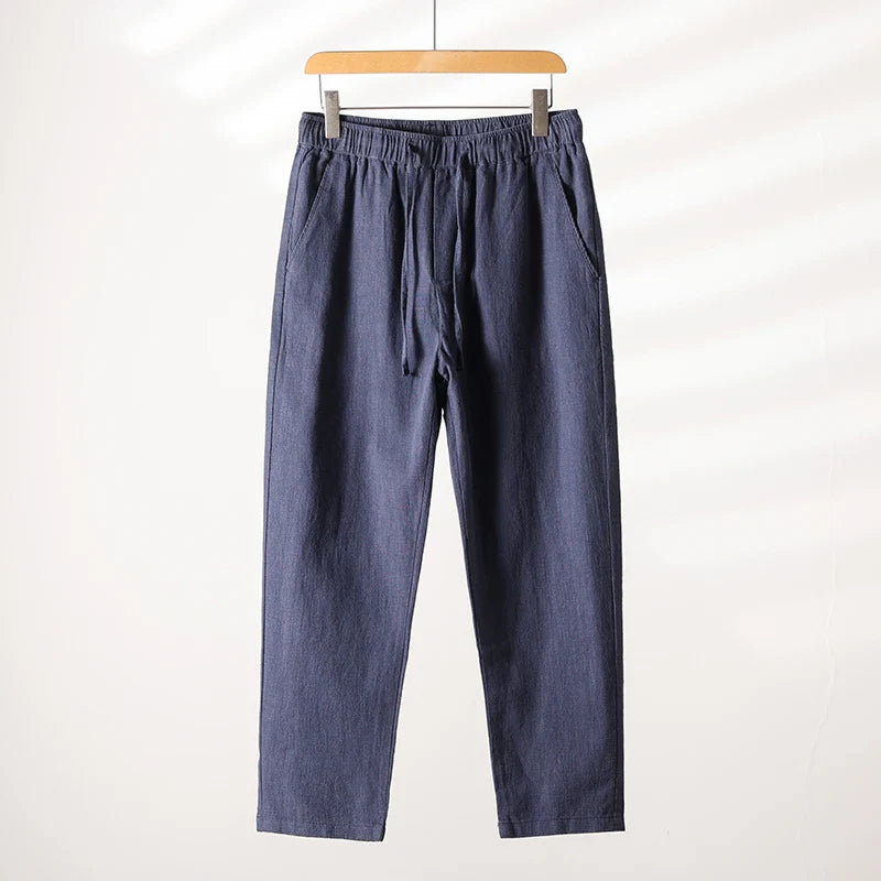 Pantalon Homme en Lin Léger et Respirant