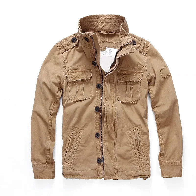 Veste en denim cargo Keston au style utilitaire