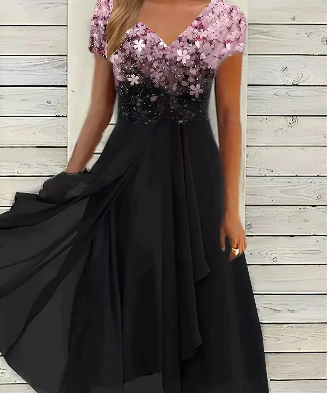 Robe de soirée maxi à paillettes pour femme, idéale pour mariages et cérémonies