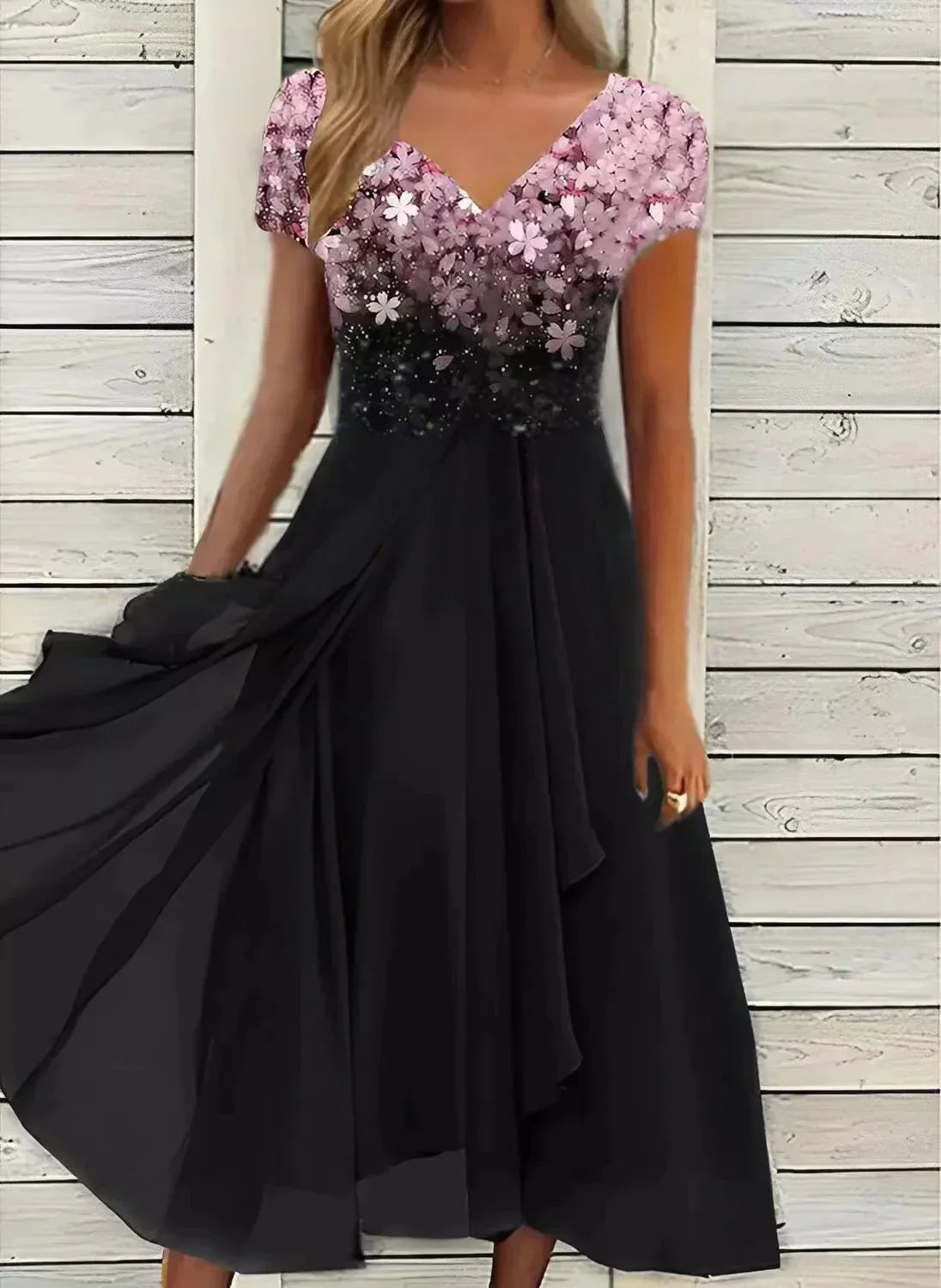 Robe de soirée maxi à paillettes pour femme, idéale pour mariages et cérémonies