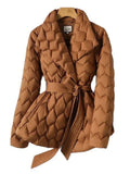 Manteau d’Hiver Ceinturé