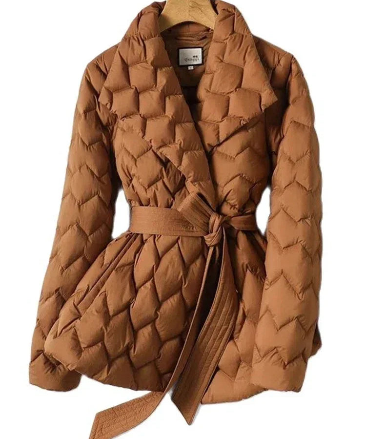 Manteau d’Hiver Ceinturé