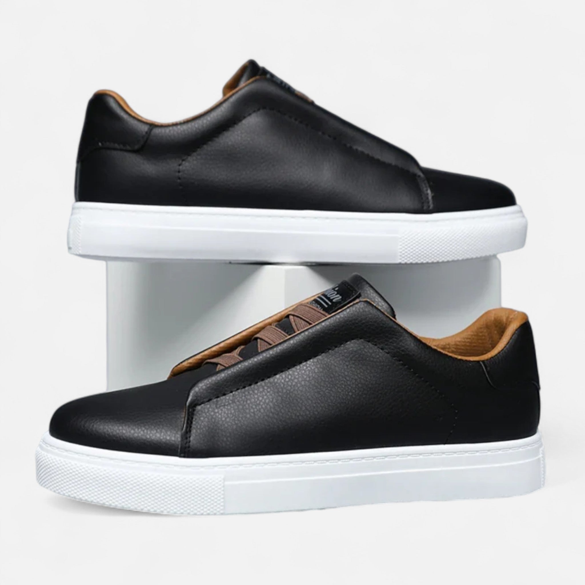 Sneakers slip-on cuir